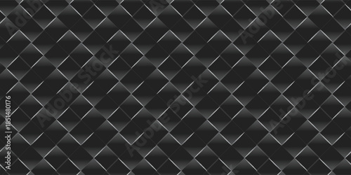 Luxury upholstered backdrop. Stitched layered background pattern. Leather textured sofa background. vector