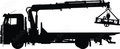 Classic Vintage Motorcycle Silhouette Vector, Custom Chopper Bike, Retro Transport, Heavy Vehicle, Detailed Engine, Biker Lifestyle Graphic