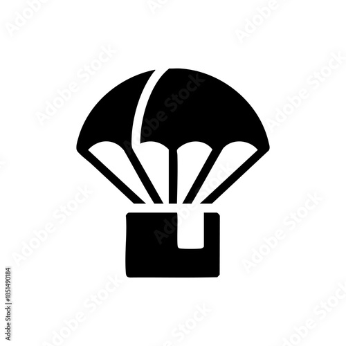 Release Airdrop Bold Icon