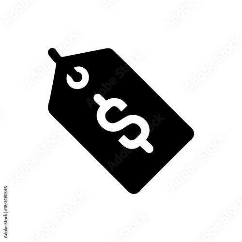 Price Tag Label Bold Icon