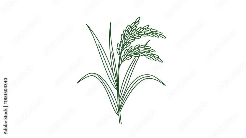 Obraz premium green grass isolated on white