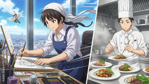 Creative chef and artist duo bringing food to life