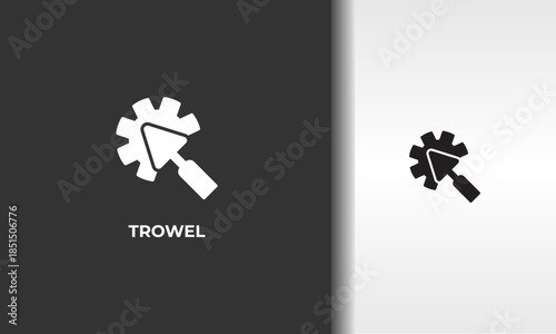 Trowel Vector, Icon Or Logo Sign Isolated Symbol Illustration