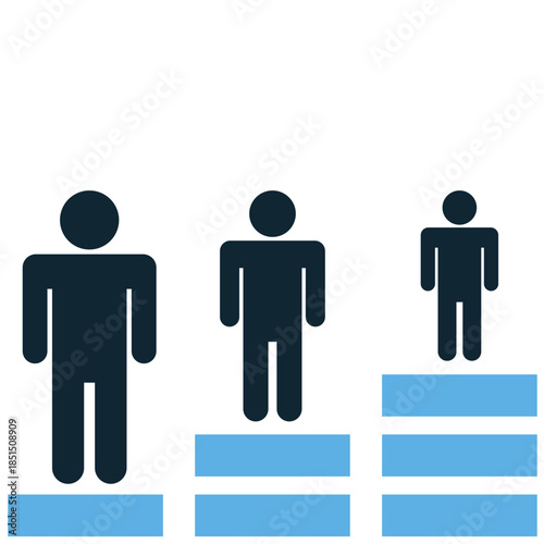 Equity community icon vector for justice and fairness topics. Ideal for illustrating equal opportunity, resource balance, and social rights advocacy.