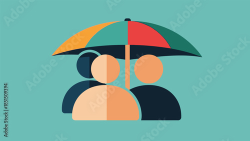 Protection and safety for people under umbrella