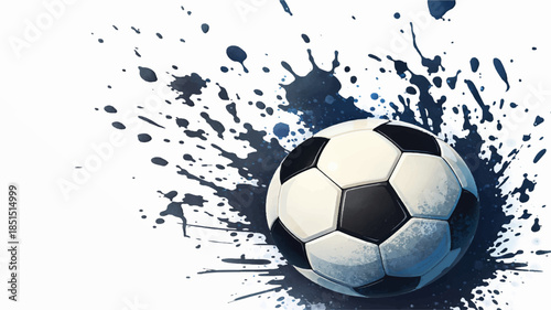 Isolated 3D vector illustration of a round leather soccer ball equipment in the shape of a heart on fire for a sports game competition