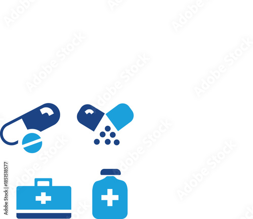 Hospital & Medical Care Illustration vector