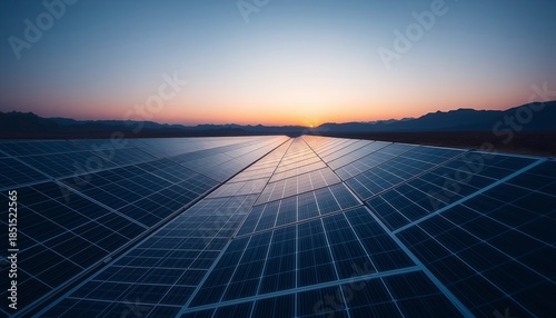 Solar Panel Field for Renewable Energy Production and Sustainable Power Marketing