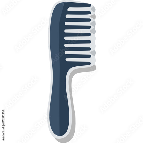 Flat Design Comb Icon