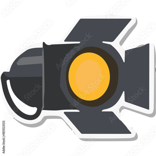 Flat Design Spotlight Icon