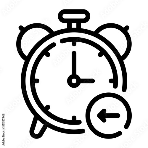 reduce time line icon