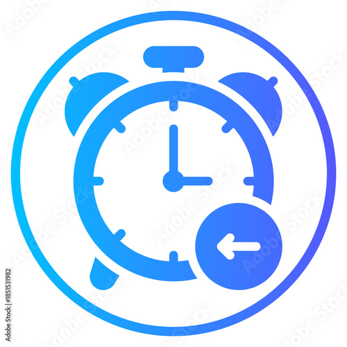 reduce time gradient icon