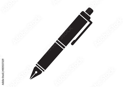 Pen icon, Pen silhouette vector