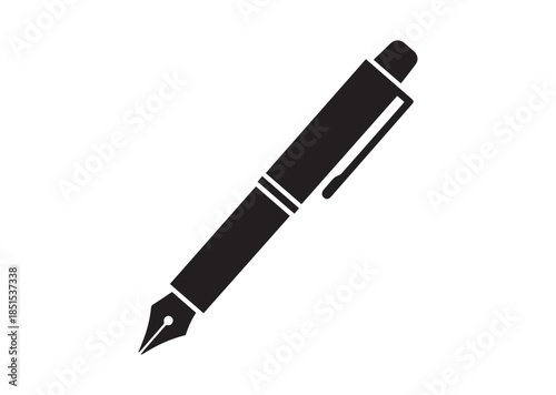 Pen icon, Pen silhouette vector