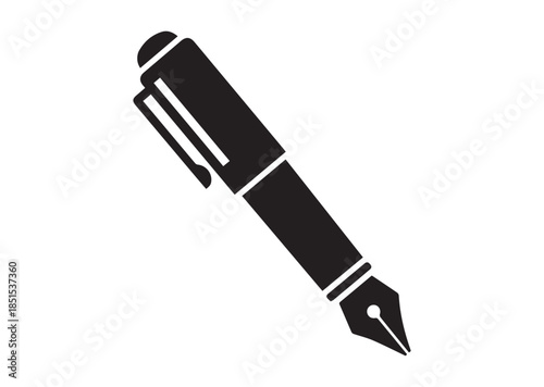 Pen icon, Pen silhouette vector