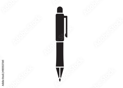 Pen icon, Pen silhouette vector