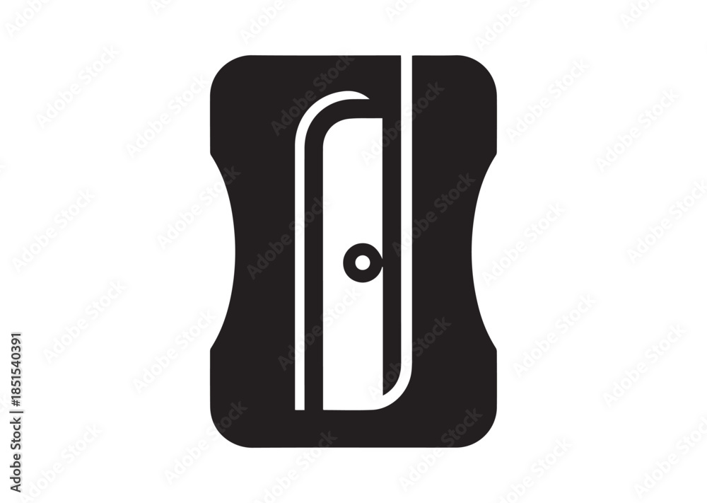 Obraz premium Sharpener icon, Sharpener silhouette vector