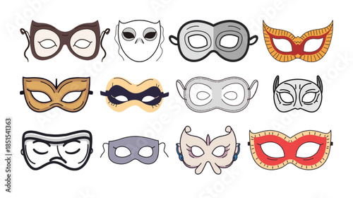 set of funny masks