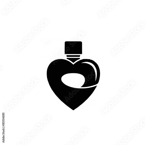 Heart Shape Perfume Bottle Icon