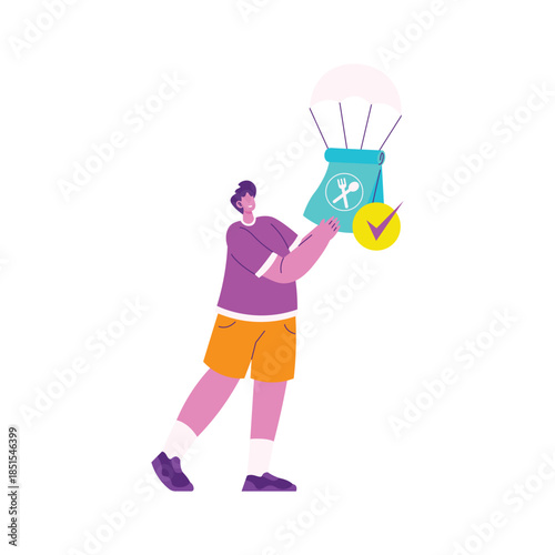 Person holding a verified idea in a jar.