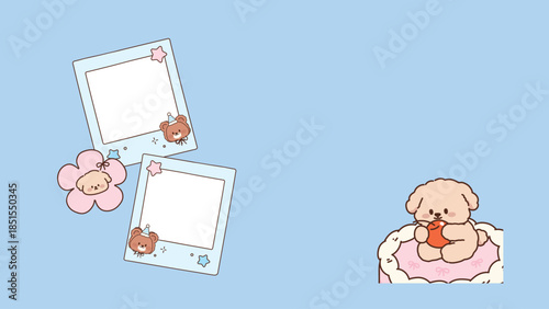 Playful Birthday Background Template 