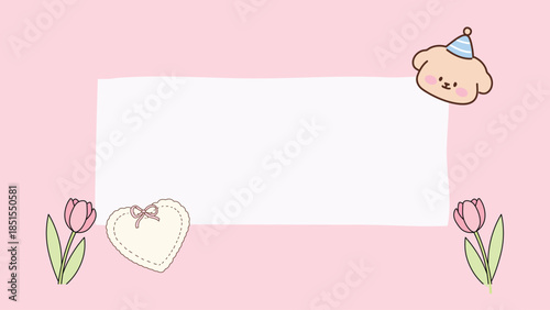 Playful Birthday Background Template 