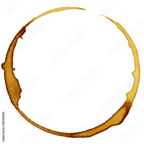 Wallpaper Mural coffee cup isolated on white background Torontodigital.ca