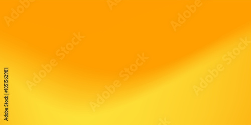 Abstract yellow gradient studio background. Empty room with light shining on walls and floor. Modern Bright shiny scene for product display concept. Photography, bright colors.
