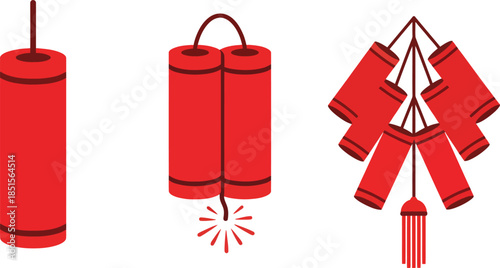 Vibrant fireworks exploding in the night sky during a festive celebration