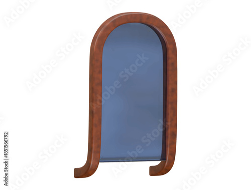 dressing mirror icon 3d illustration render