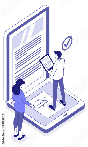 Digital Signature and Online Document Signing Process.