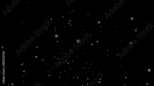 White snow overlay, winter snow flakes overlay background particles, snow flakes slowly falling densely against black background. slow falling snow on the black backgrounds, Winter snow 