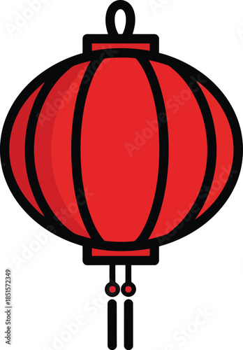 Vibrant red horse illustration symbolizing Chinese New Year and lunar new beginnings in a dynamic pose