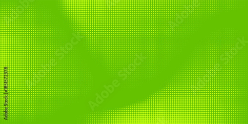 Dots halftone green color pattern gradient texture with technology digital background. Modern Dots pop art comics with nature graphic design concept art