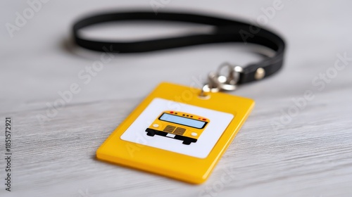 Driver badge with policy verification tag, School bus insurance