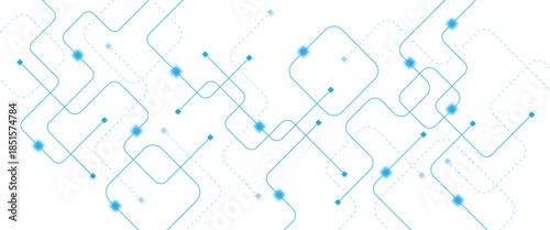 Abstract futuristic technology background. Technology background with crossed lines and dots.