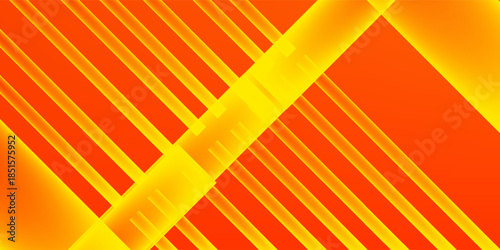 Modern banen rbackground, orange and yellow gradationsm zoom effect style,abstract memphis,eps 10