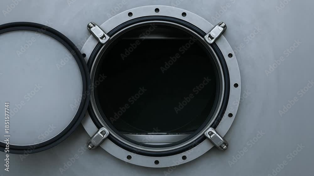 custom made wallpaper toronto digitalPowerful industrial machine with round metal latch and seal cleaning door ensures safe efficient maintenance protecting planet from contamination