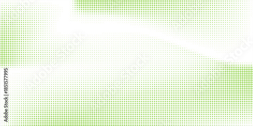 Light Green vector modern geometrical circle abstract background. Modern Dotted texture template. Aesthetic Geometric pattern in halftone style with gradient