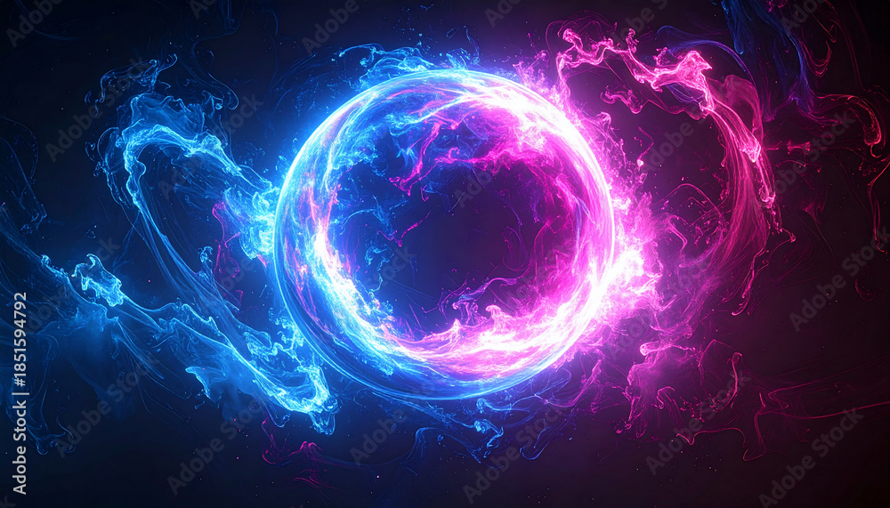 Obraz premium Abstract Energy Sphere