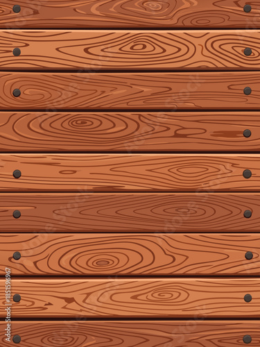 Close-up of a rustic wooden plank background with visible grain and dark nail heads, perfect for country-themed designs