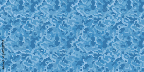 Abstract blue background with an organic flowing mottled texture