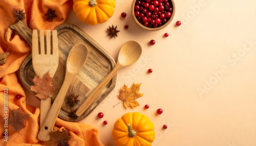 Autumn Harvest Food Background