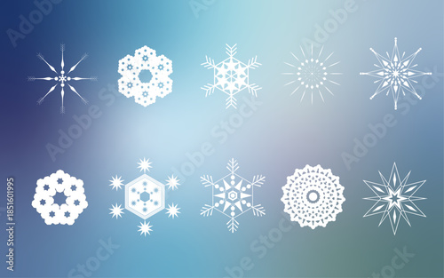 雪、氷、クリスマス、冬モチーフ	