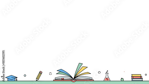 Modern Education Illustration – Knowledge for International Day of Education