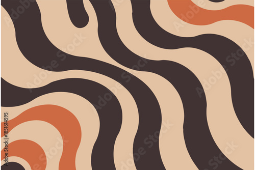 Seamless zebra and tiger skin texture design featuring a wild animal print pattern with black safari stripes for a nature-inspired vector wallpaper illustration