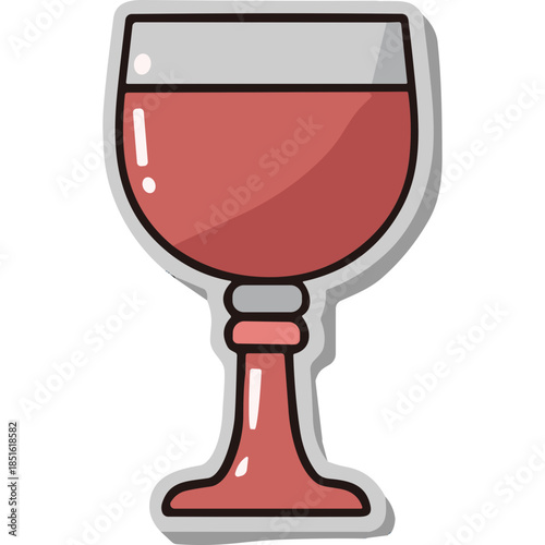 Red Wine Glass Icon