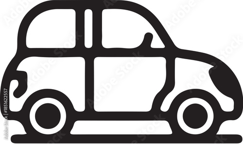 Car  Icon simple icon. Vector ICON all icon Viktor.
