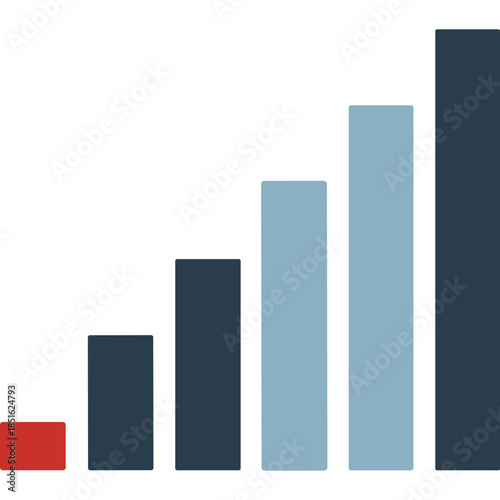 Rising Bar Chart Graphic - Growth and Progress Icon Free Download Rising Bar Chart Graphic - Growth and Progress Icon - GFXLoad