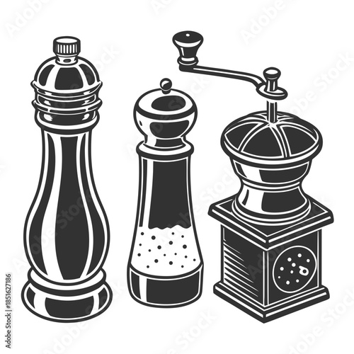 Vintage spice grinders